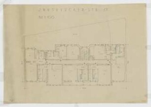 Wohnhaus Innsbruckerstraße 57, Berlin-Schöneberg: Grundriss Obergeschoss 1:100
