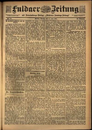 Ausgabe vom Montag, den 15. Juli 1901.