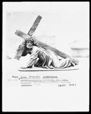 Kreuztragender Christus (aus einer Passionsgruppe)