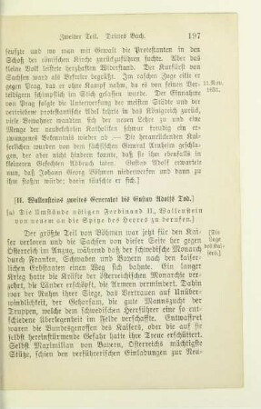 II. Wallensteins zweites Generalat bis Gustav Adolfs Tod