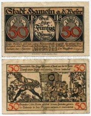 Hameln, 50 Pfennig