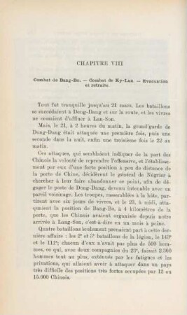 Chapitre VIII. Combat de Bang-Bo ...