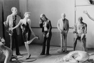 Im Atelier der Künstler Thea Richter und Hartmut Bonk