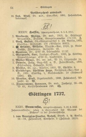 Göttingen 1737