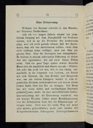 34, Eine Erinnerung