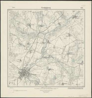 Meßtischblatt 688 : Greifenberg, 1929 : Greifenberg. - Hrsg. 1890, einz. Nachtr. 1929. - 1:25000. - [Berlin]: Reichsamt für Landesaufnahme, 1929. - 1 Kt.