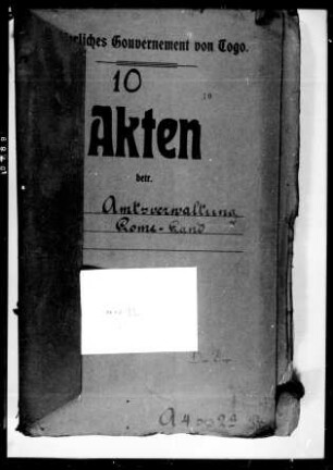 Abgrenzung des Bezirks Lome-Land zum Bezirk Lome-Stadt