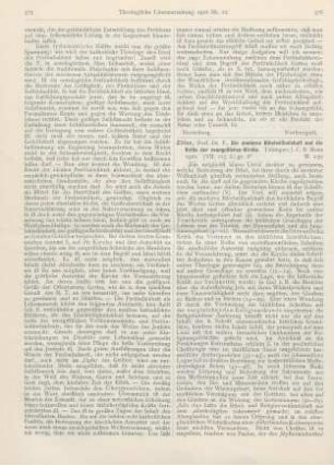 376-378 [Rezension] Ziller, F., Die moderne Bibelwissenschaft und die Krisis der evangelischen Kirche
