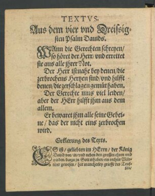 Erklerung des Texts.