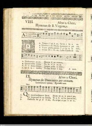 Hymnus de Beatissima Virgine.