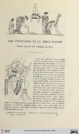 2. Pér. 30.1884: Les céramiques de la Grèce propre vases peints et terres cuites