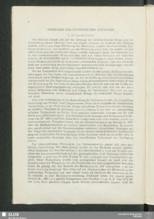Methoden Der Statistischen Aufnahme