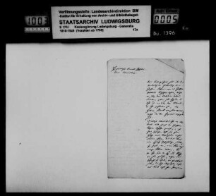 Periodische Berichte der Oberämter über die Geburten (Geburtsberichte) für 1843/44
