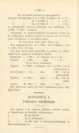 Hoofdstuk X. Particuliere betrekkingen