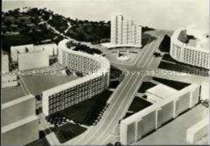 Modell des Leninplatzes in Berlin