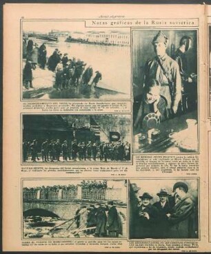 Notas gráficas de la Rusia soviética [Fotografías]