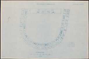 Berufsschulen am Urban, Berlin-Kreuzberg: Grundriss 2. OG 1:400 (von Inv.Nr. 3832)