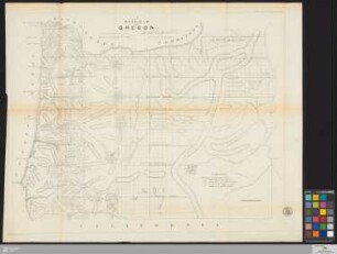 A diagram of Oregon