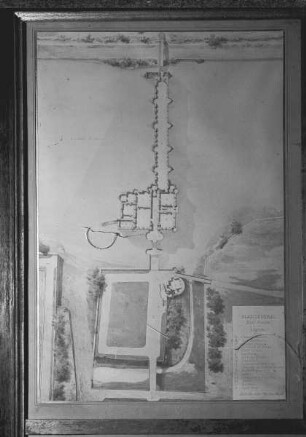 Chenonceaux, Schloss, Grundriss der Gesamtanlage