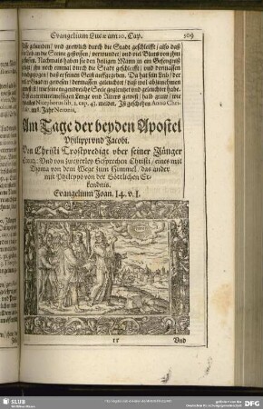 Am Tage der beyden Apostel Philippi und Jacobi