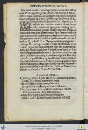 Operis Commendatio.