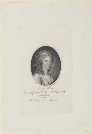 Bildnis der Frau des Kriegsrates Wilhelm Heinrich Broemel