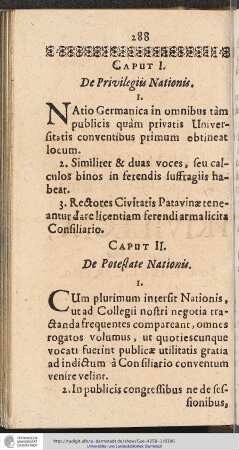 CAPUT II. De Potestate Nationis