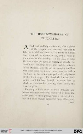 The Boarding-House of Neuchâtel