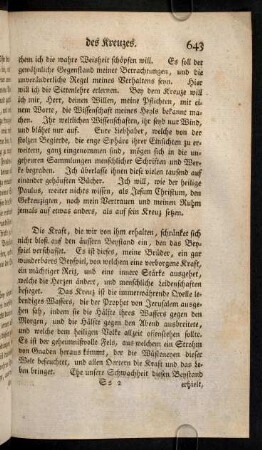 643-652, Die Kraft, die wir von ihm erhalten, schraenket sich ...