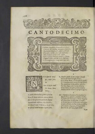 Canto Decimo. - Duodecimo.