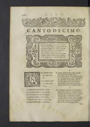 Canto Decimo. - Duodecimo.