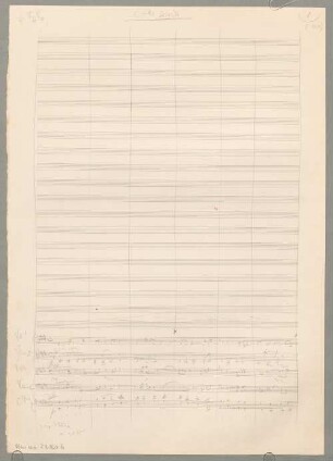 Das Himmelskleid, orch, 2. Akt. Excerpts - BSB Mus.ms. 23160-6 : [caption title:] Atto secondo