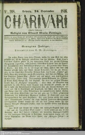 5.1846=208: Charivari