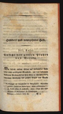 Hundert und neunzehnter Heft.