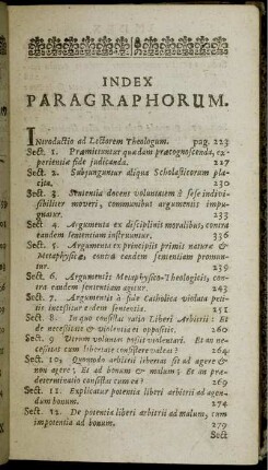 Index Paragraphorum.