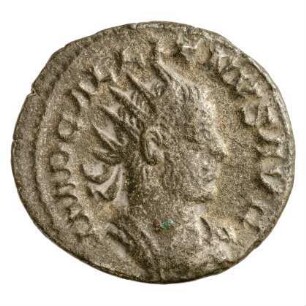 Münze, Antoninian, 256 - 257 n. Chr.