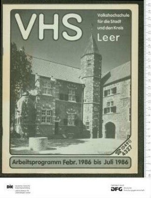 Programm 1. Semester 1986