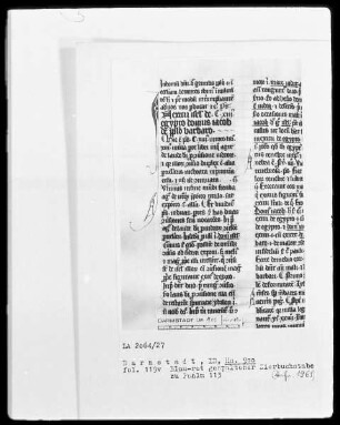 Psalmi cum commentariis Patris Alberti — Initiale I, Folio 119verso