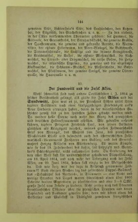 33. Der Sundewitt und die Insel Alsen
