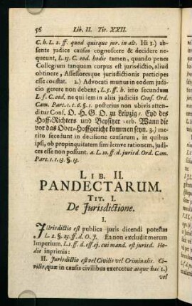56-115, Lib. II. Pandectarum