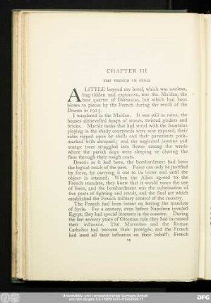 Chapter III The French In Syria