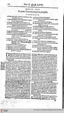 Pars Secunda, Quaestio 67 - 71
