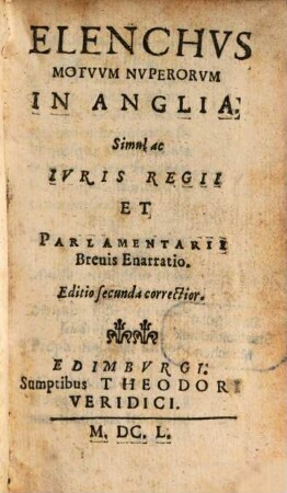 Elenchus motuum nuperorum in Anglia