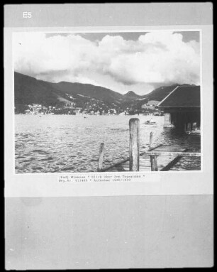 Wiessee, Bad, Blick über den Tegernsee