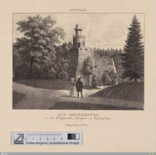 Stuttgart, Die Emichsburg in den Schlossgarten-Anlagen in Ludwigsburg