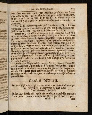 793-803, Casus DCXLVII - DCLVIII