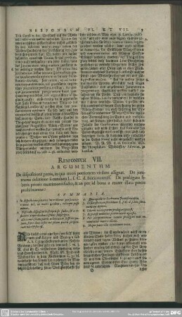 Responsum VII.