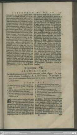 Responsum VII.