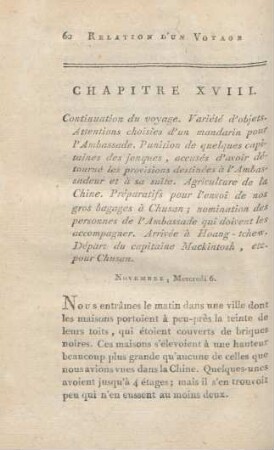 Chapitre XVIII. Continuation du vouyage ...