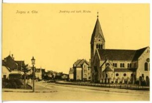 Torgau. Nordring und katholische Kirche